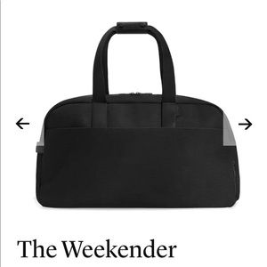AWAY weekender bag - black canvas
